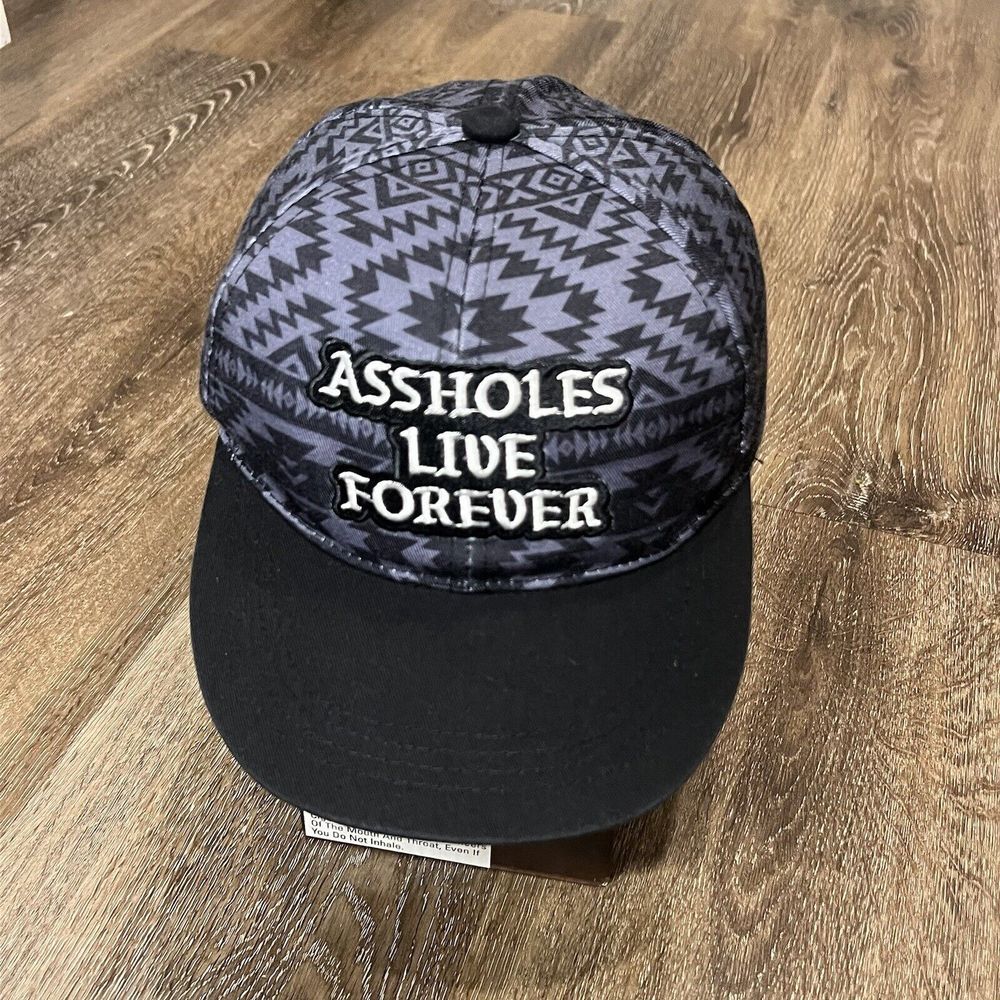 Parody Snapback Hat Adult Black Trucker Aztec Tribal Comedy Humor Saying Logo